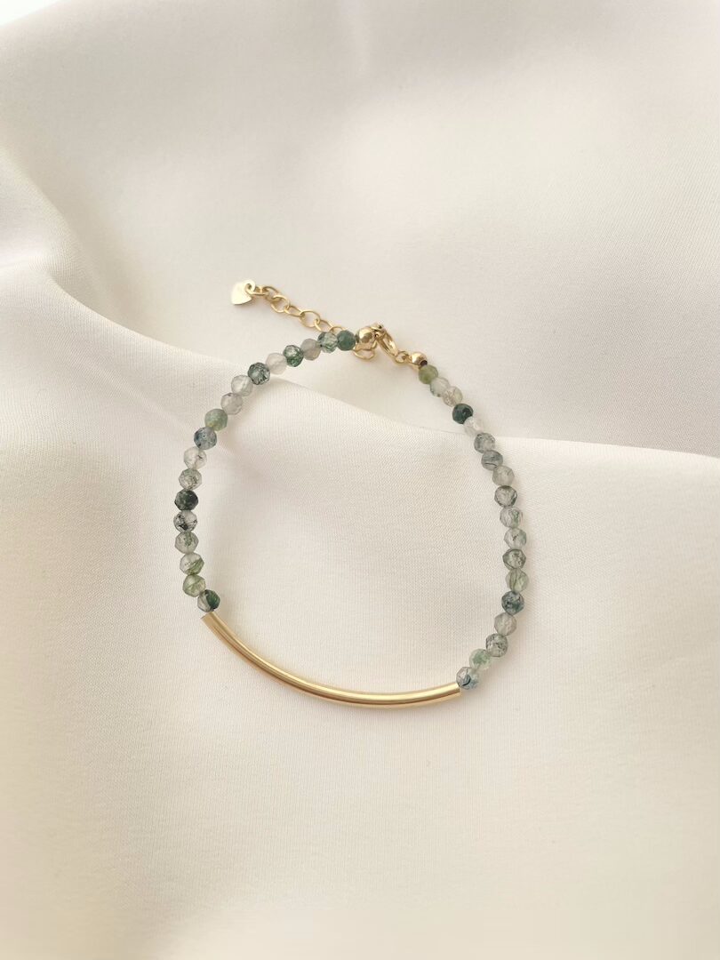 Bracelet Agate Mousse